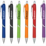 SH886 Sleek Write Dotted Grip Pen With Custom Imprint